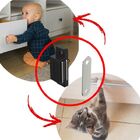 Fecho Magnetico Imã P/ Móveis Preto