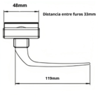 Fecho Maxim-ar Frontal Grande Aluminio Bronze Udinese