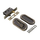 Fecho para Janela Aço Antique 105x60x25mm União Mundial