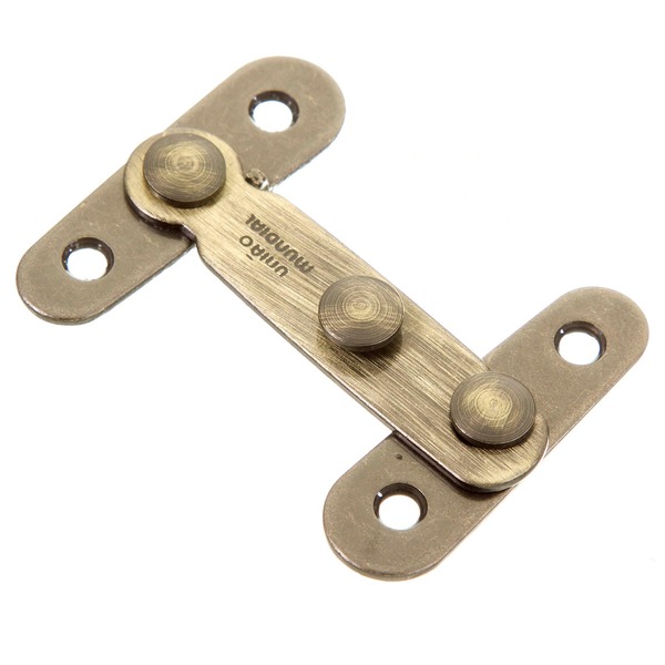 Fecho para Janela Aço Antique 106x19x35mm União Mundial