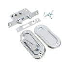 Fecho para Janela Aço Cromado Acetinado 105x60x25mm União Mundial