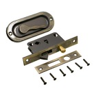 Fecho para Janela Latão Antique 105x60x25mm União Mundial