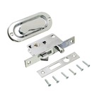 Fecho para Janela Latão Cromado 105x60x25mm União Mundial