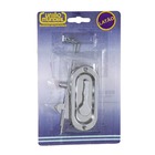 Fecho para Janela Latão Cromado 105x60x25mm União Mundial