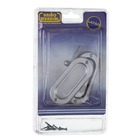 Fecho para Janela Latão Cromado Acetinado 105x60x25mm União Mundial