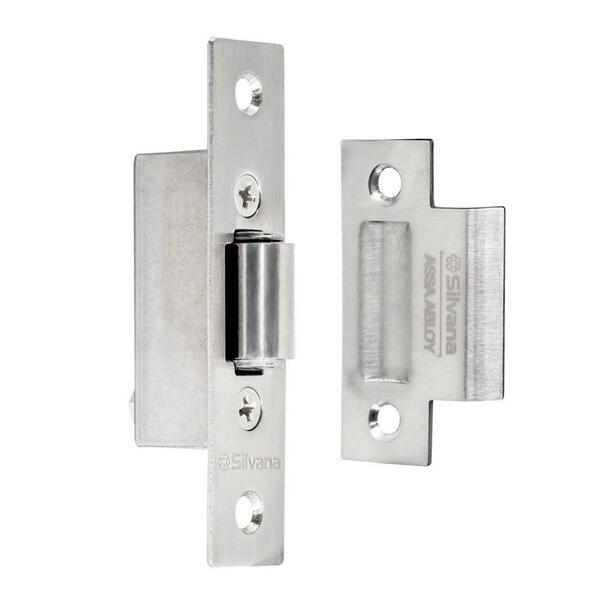 Fecho Rolete Auxiliar Roletinho Silvana - Inox Escovado