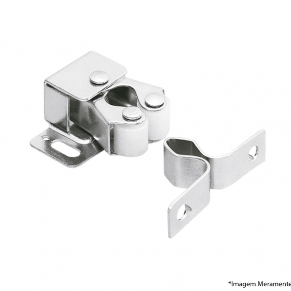 Fecho Rolete Duplo Soprano Zinco Branco 0006.13. C-10pcs