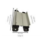 Fecho Trinco Central Brasilia Fec-1085 Janela Vitro Correr Li