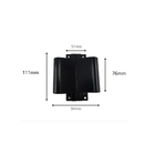 Fecho Trinco Central Brasilia Preto Janela Correr 4 Folhas