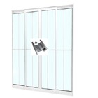 Fecho Trinco Central L-16 Fosco Janela Correr 4 Ou 6 Folhas