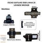 Fecho Trinco Gatilho 3560 Janela Portas Aluminio Bronze Udine