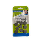 FELTRO CINZA AUTO ADESIVO REDONDO 21X3MM 24 UN