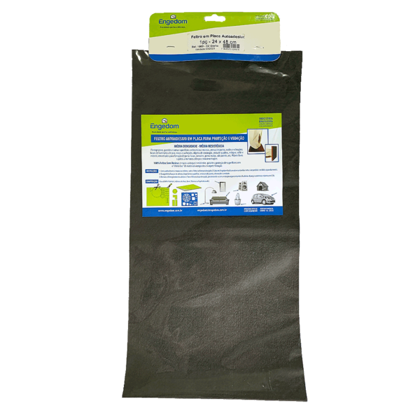 FELTRO GRAFITE AUTO ADESIVO PLACA 240x480x1.5MM