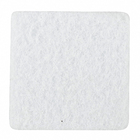 Feltro Protetor Quadrado Branco 38x38mm 3M 4 peças