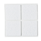 Feltro Protetor Quadrado Branco 38x38mm 3M 4 peças