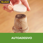 Feltro Protetor Quadrado Branco 38x38cm Autoadesivo Scotch 3M 4 peças