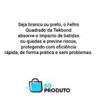 Feltro Quadrado 22 Mm Branco C8 E Preto C24 Cartela C/32