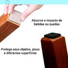 Feltro Quadrado 22 Mm Branco C8 E Preto C24 Cartela C/32