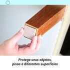 Feltro Quadrado 22 Mm Branco Cartela C/72 Unidades