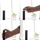 Feltro Quadrado 23x23mm com 4 Peças Preto Standers