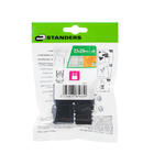 Feltro Quadrado 23x23mm com 4 Peças Preto Standers