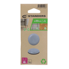 Feltro para Móveis Redondo Adesivo Teflon 30mm com 4 Peças Standers