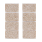 Feltro Retangular 22x36x4mm com 8 peças Standers