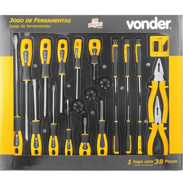 Ferramenta Vonder Aldo Solar 3072038000 Jogo De Ferramentas C