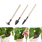 Ferramentas Para Jardinagem 22 Cm  Kit Com 3