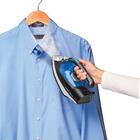 Ferro 2-em-1 Hamilton Beach Preto/ Azul