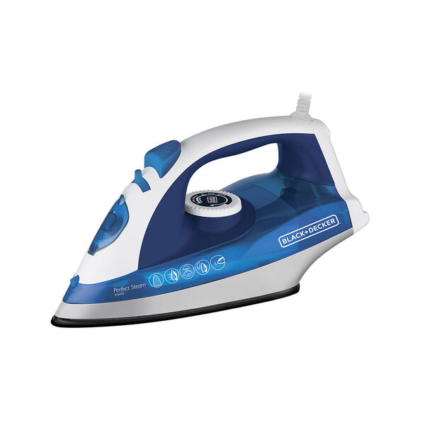 Ferro A Vapor 1200w Black   Decker Perfect Steam 220v Azul