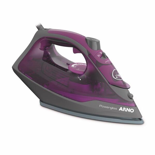 Ferro A Vapor Arno Powergliss Fpo1 Roxo 127v