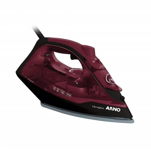 Ferro A Vapor Arno Ultragliss Base Durilium Airglide Vinho Fmv