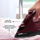 Ferro A Vapor Arno Ultragliss Base Durilium Airglide Vinho Fmv