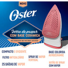 Ferro A Vapor Base De Cerâmica Filtro Anticalcário Com Botão