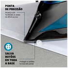 Ferro A Vapor Mondial 2000w Preto E Azul F-53 - 220 Volts