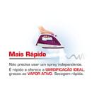 Ferro Arno Vapor Steamgliss Com Base De Cerâmica Fe40
