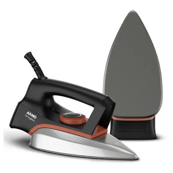 Ferro De Passar A Seco Arno Drygliss Com Base Antiaderente 12