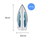 Ferro De Passar A Seco Elgin Iron Force Base Antiaderente 110v