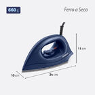 Ferro De Passar A Seco Mondial Azul 1200w Fsn-55-bl 220