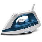 Ferro De Passar A Vapor 1200w Azul E Branco 127v