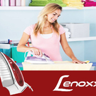 Ferro De Passar Elétrico A Vapor Lenoxx Pff-657 Vermelho 220v