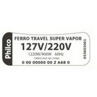 Ferro De Passar Roupas À Vapor Philco Travel Super