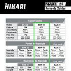 Ferro De Solda Max-40 127v (40w) - Hikari