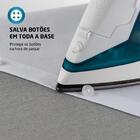 Ferro Mondial A Vapor 1200w Antiaderente F-32 127v Branco Com