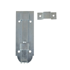 Ferrolho Chato Zincado Azul 4"