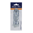 Ferrolho Chato Zincado Azul 4"