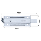 Ferrolho Trinco Tarjeta Fecho Chato 10cm + Cadeado 25mm Para