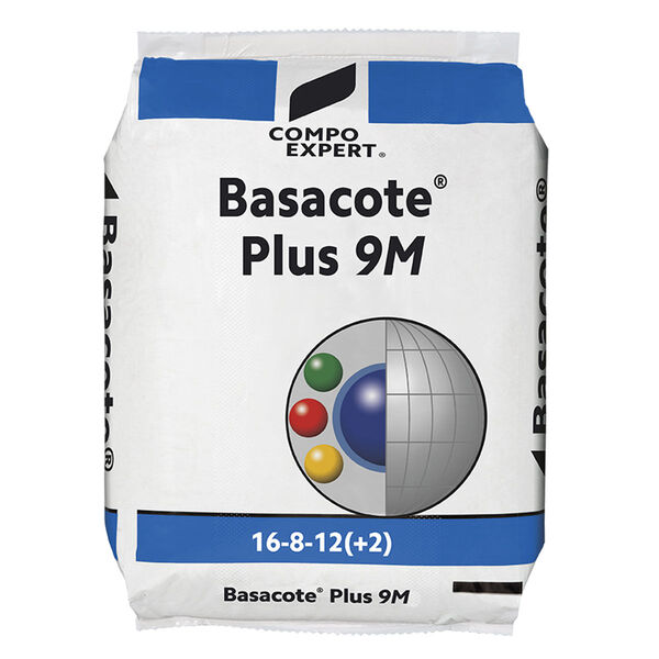 Fert. Basacote Plus 9m 25kg N Total 16%, P205 Sol. Em Cna+agu