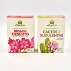 Fert. Cactos E Suculentas  + Fert. Rosa Do Deserto - Vitaplan